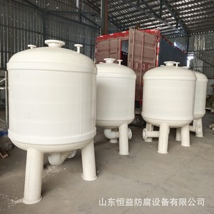 卧式 PP自吸罐 虹吸桶 PP真空引水罐 山东恒益厂家供应立式