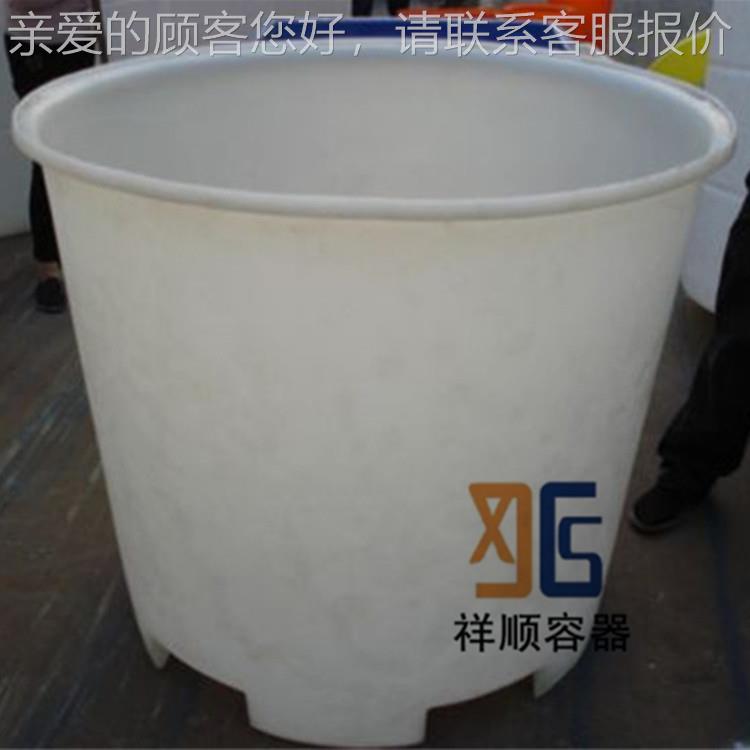 M-10厂01011L叉车塑料pe圆桶 1000升0工业牛筋桶 织车间叉车纺移