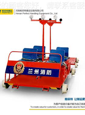 铁轨CGR检修探伤轻车轨道测小车量化探1-座4人钢轨