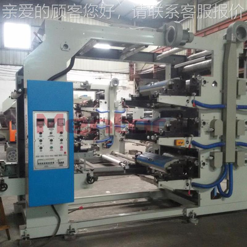 定六制色高速层6叠式柔版印刷MT-61000机 无布牛皮纸纺袋色凸版印