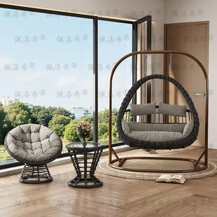 阳台桌椅双杆摇篮椅家用室内藤椅吊床吊椅网红秋千吊篮双人摇摇椅