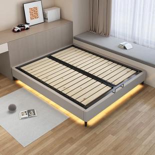 排骨架床架无床头床钢架实木榻榻米双人无靠背家用卧室定制小户型