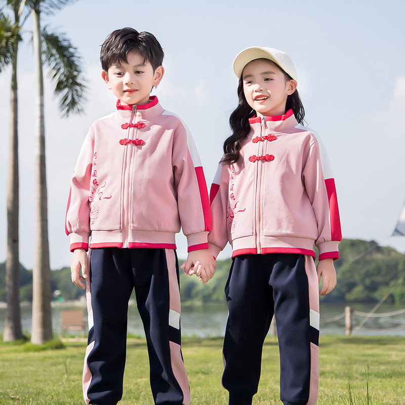 校服套装国学服儿童班q服小学生z夏季汉服毕业套装幼儿园园服春秋