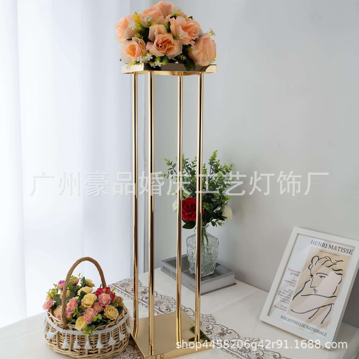 婚庆道具路引金属铁艺几何花架婚礼酒店装饰摆件欧式婚礼装饰