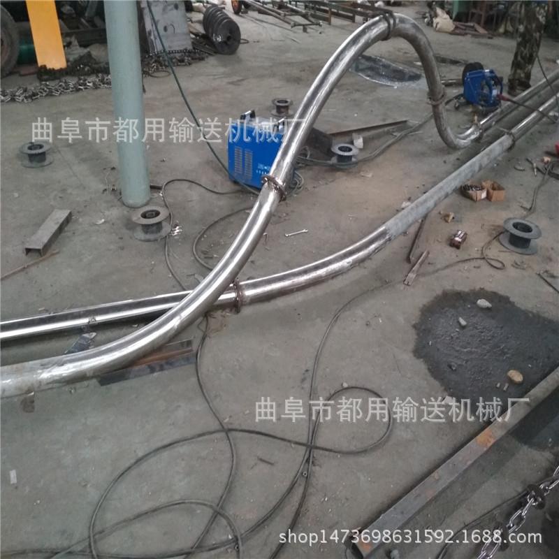 管链式输送机链盘 链条链式输送机 防尘管链提升机