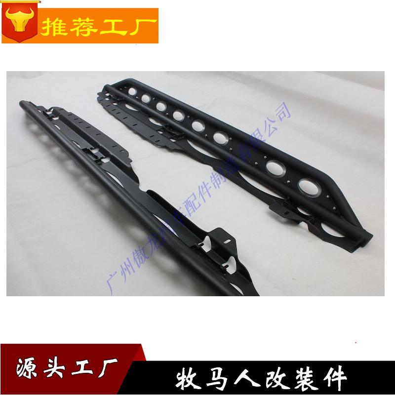 牧马人汽车毒蜘蛛侧杠侧踏板保险杠内饰改装配件用品铝合金脚踏板