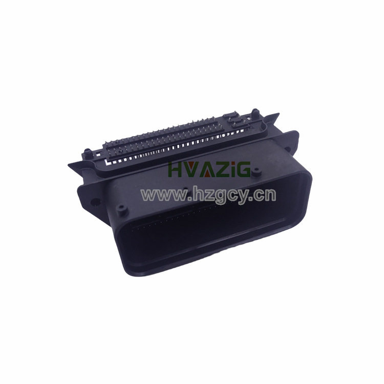 TE94针汽车PCB弯针座插头