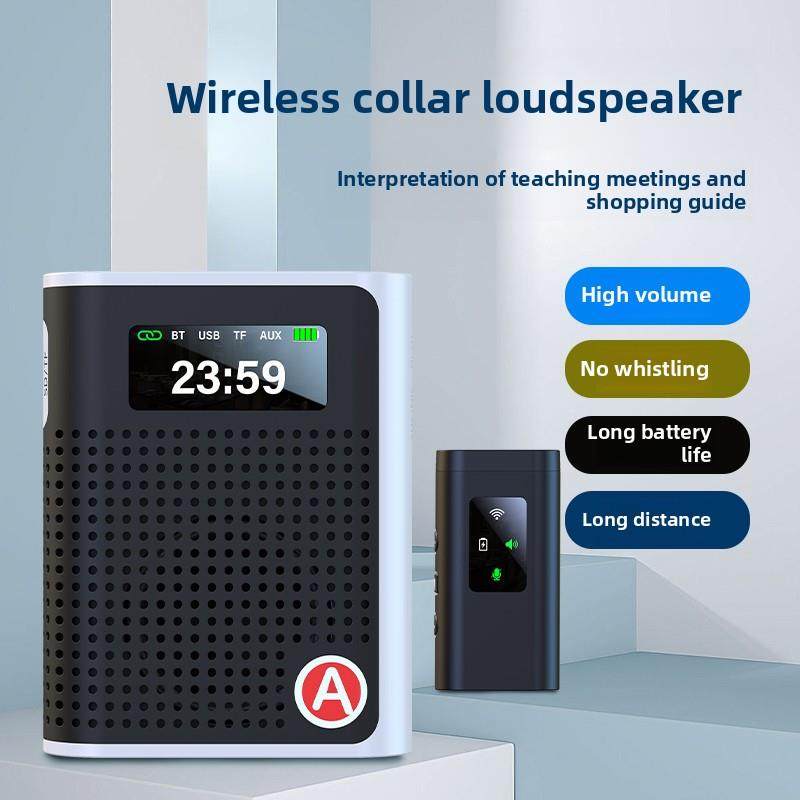 无线Lavalier扬声器小蜜蜂教师专用课堂教学导览麦克风高音量扬声