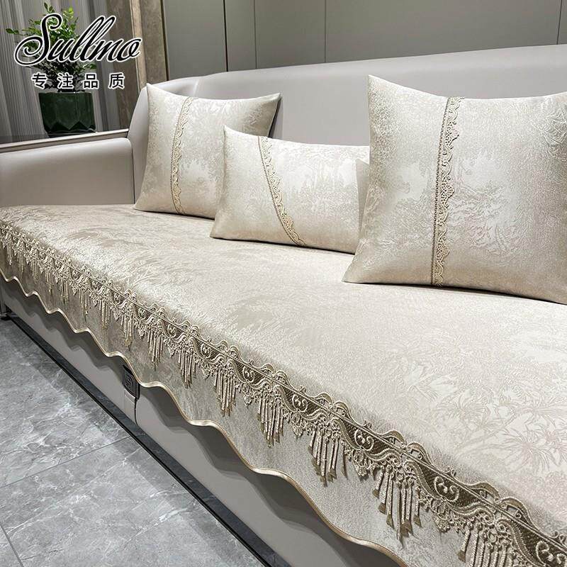 2025网红轻奢风沙发垫四季通用布艺高档防滑现代简约真皮坐垫套罩