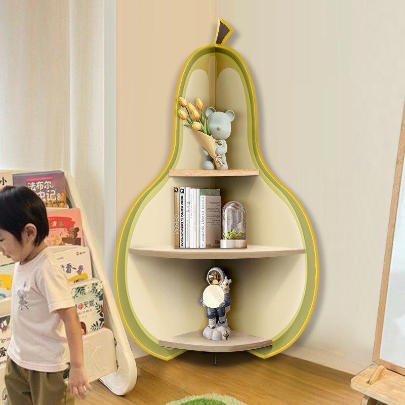 儿童房摆件落地收纳柜置物架靠墙鸭梨转角O柜宝宝专用多层储物架,家居饰品,落地摆件,淘宝优惠券,粉丝福利购,淘宝优惠卷