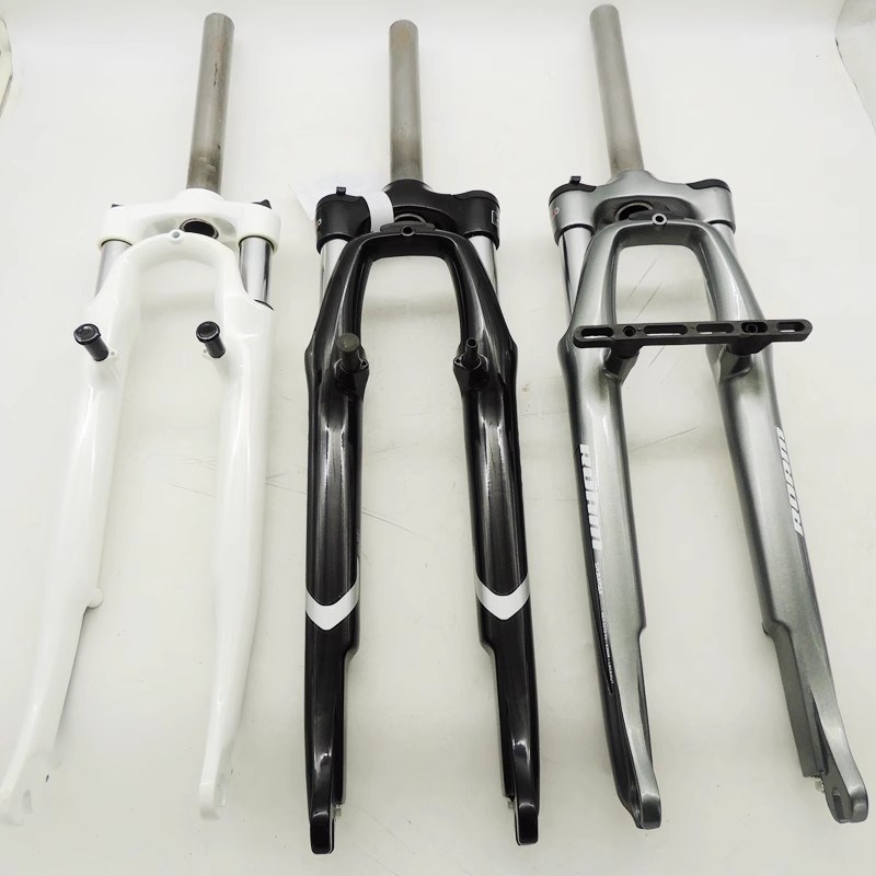 三拓700c公路自行车旅r行车铝合金v刹避震前叉 肩控锁死 直管上管