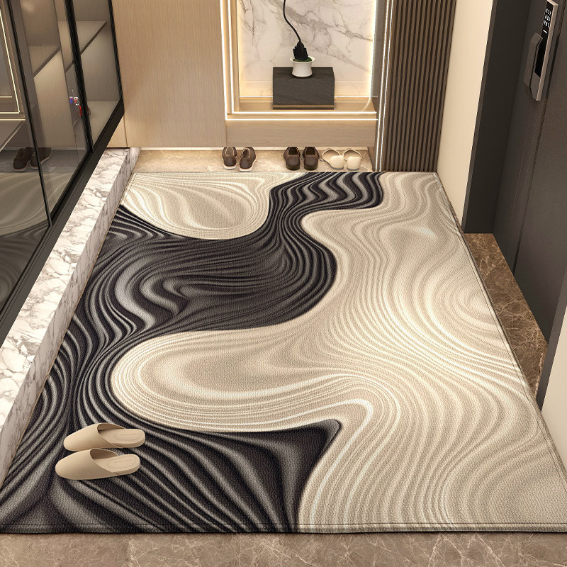 轻奢高级入户门地垫家用q玄关脚垫门口门垫防滑耐脏地毯可裁剪垫,居家布艺,入户地垫,淘宝优惠券,粉丝福利购,淘宝优惠卷