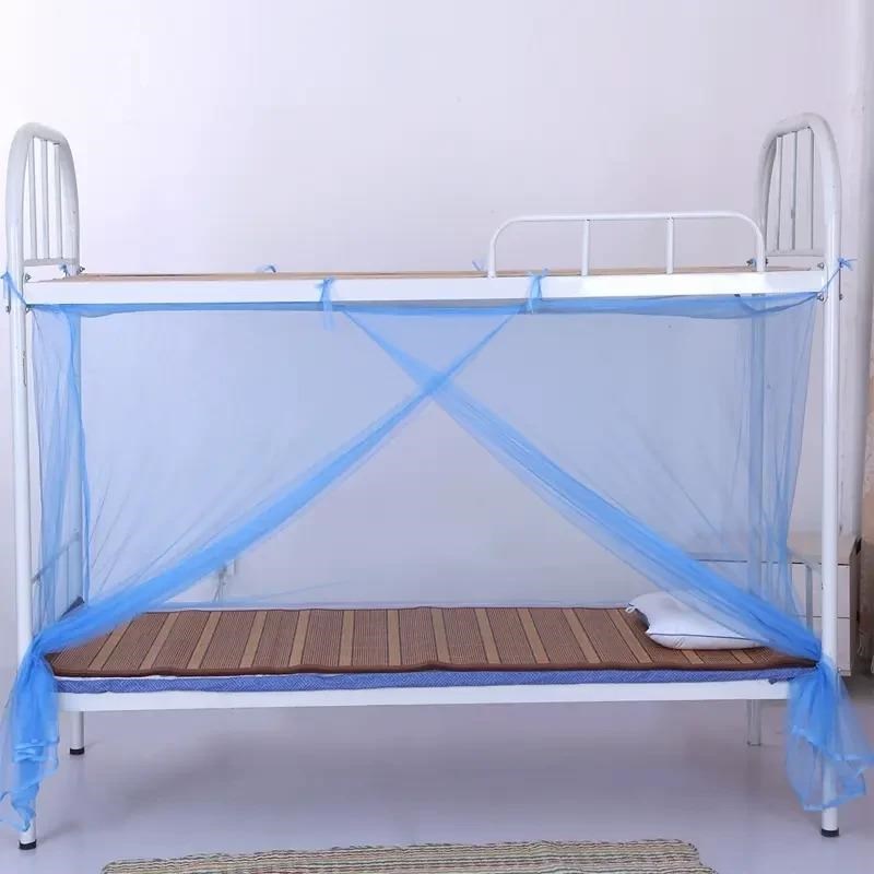 学生宿舍蚊帐加密方顶男女寝室单人床上下铺90防尘顶家用双人床品