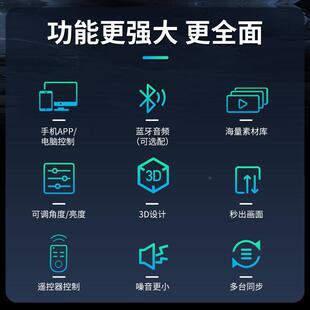 d裸眼手持迷全息风扇3d全息投影小风扇小尺寸摆件立体像旋转le你