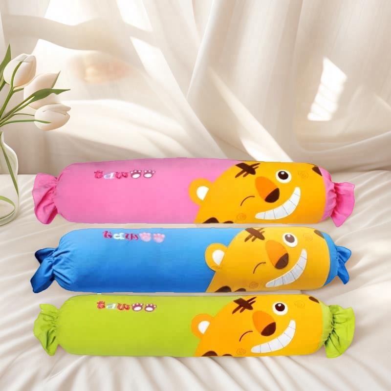 双漫塔虎抱枕可爱糖果枕加长大号圆柱创意沙发靠枕床头双人情侣枕