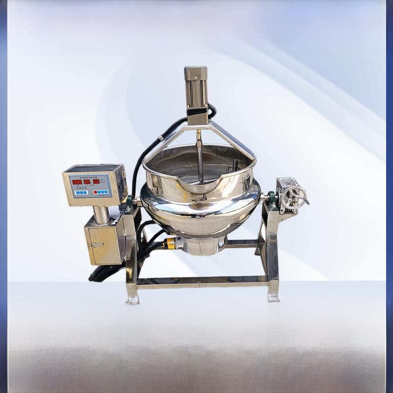 小型中药熬膏机做凉粉搅拌机熬红糖夹层锅秋梨膏枇杷膏膏方熬制机