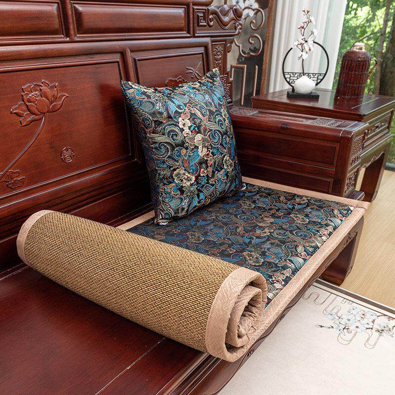 中式实木沙发垫红木沙发垫坐垫罗汉床红木专用垫加厚防滑四季通用
