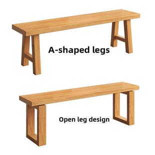 斯堪的纳维亚全实木长凳家庭门换鞋凳茶室俱乐部书吧面馆客厅B&B