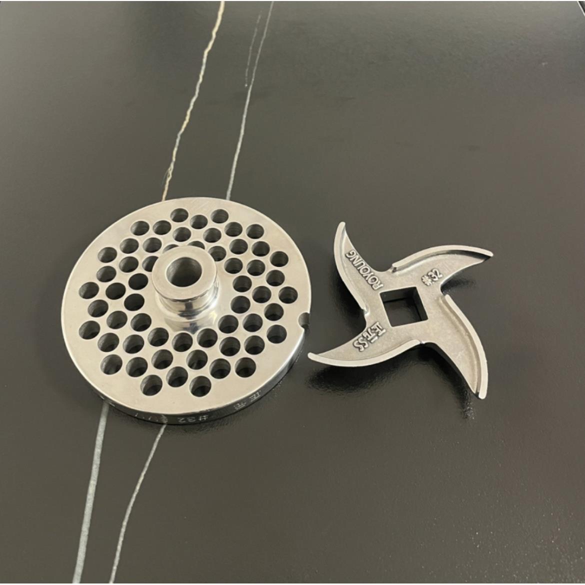 正元绞肉机RY32型不锈钢孔板箅子刀片十字刀龟背刀 原厂配件