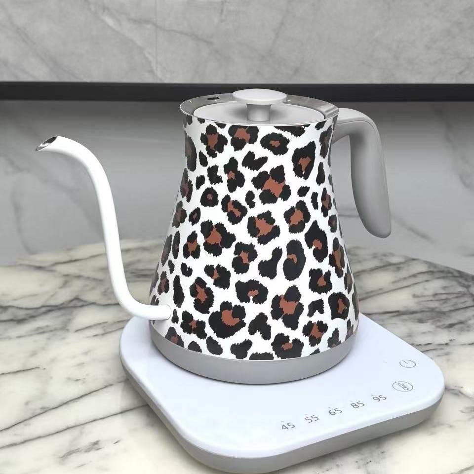北欧式手冲茶咖壶插电烧水带保温恒温复古高颜值智能温控泡茶壶