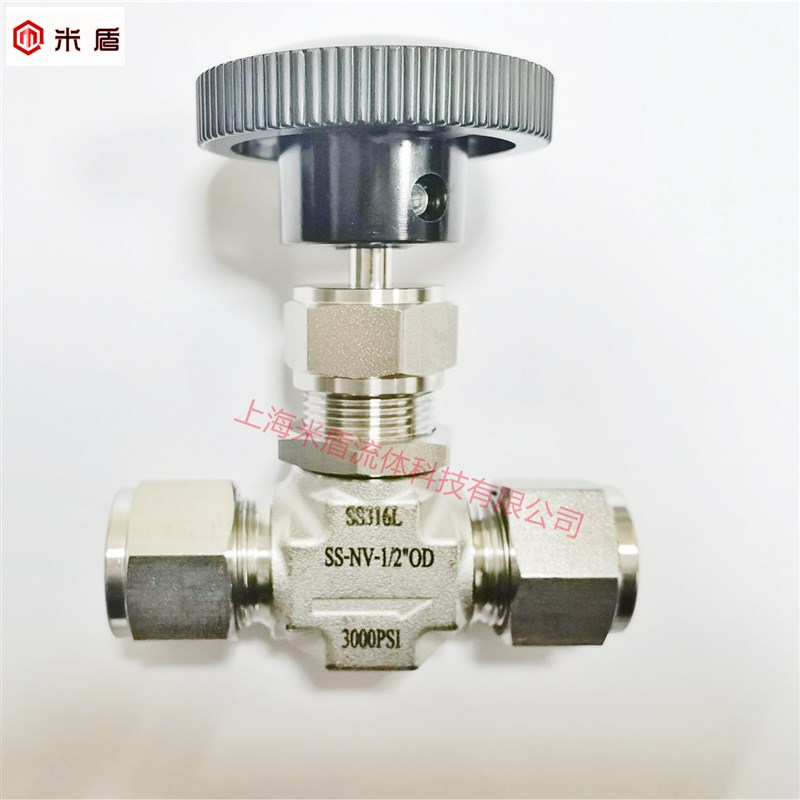 316L优质不锈钢高压针型阀 双卡套针阀 仪表阀门截止阀 1/2