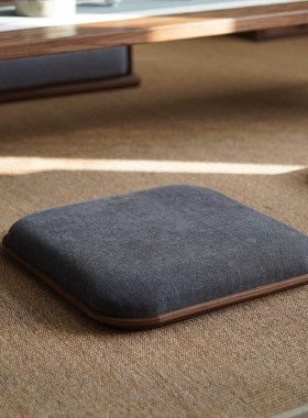 新中式榻榻米垫黑胡桃木坐垫蒲团瑜伽垫禅修家用T茶室茶空间跪拜