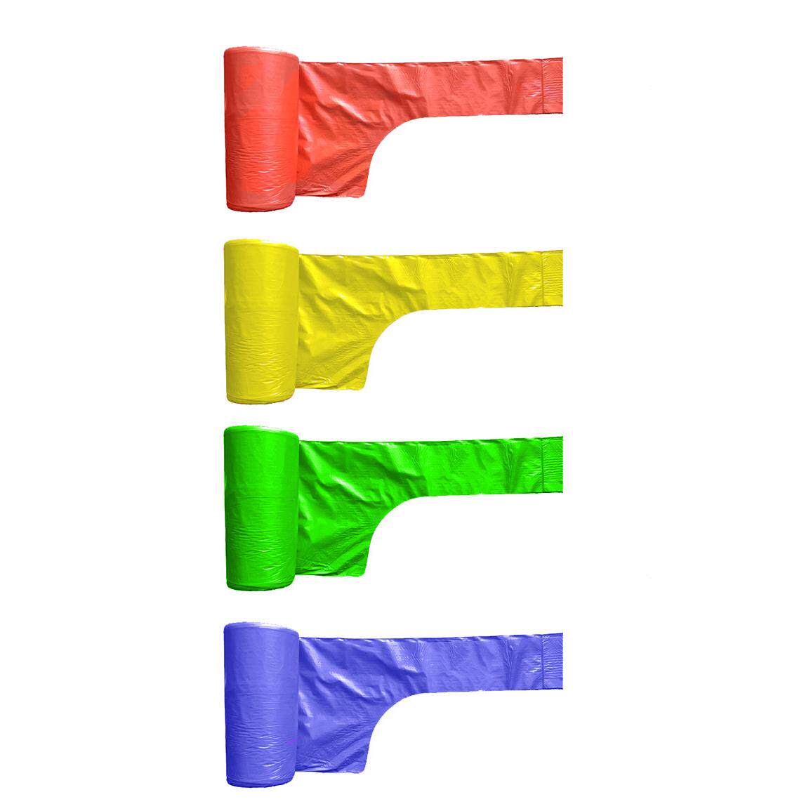 采购产品10卷45*60背心点破垃圾袋家用彩色环保垃圾塑料袋办公用