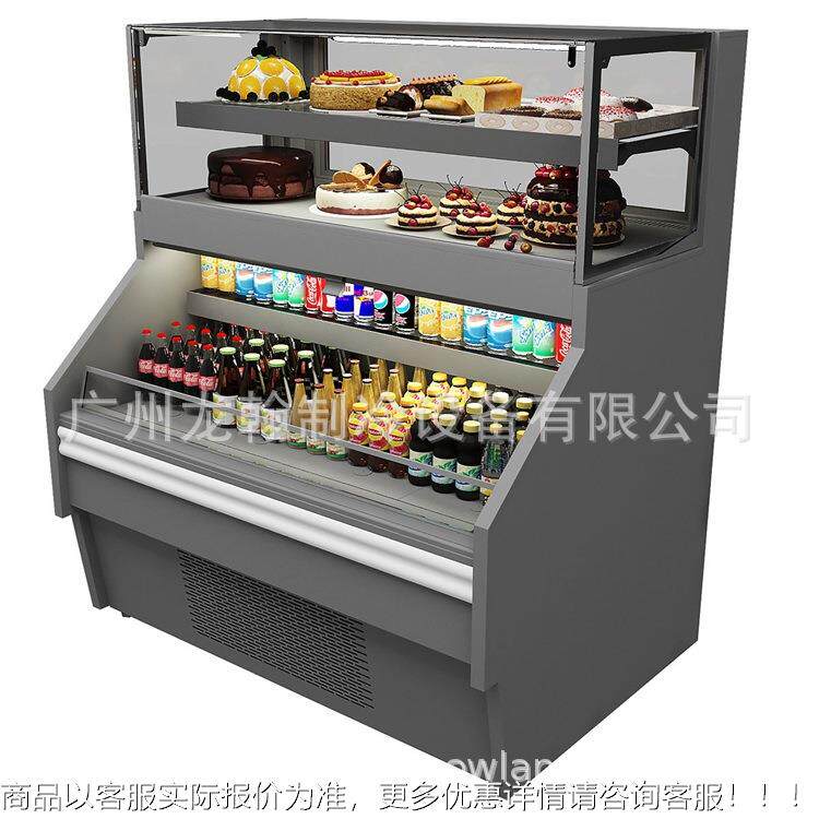 龙新款上下室两商蛋糕保鲜柜水翰WD-480果蛋糕展示柜风用冷冷藏柜