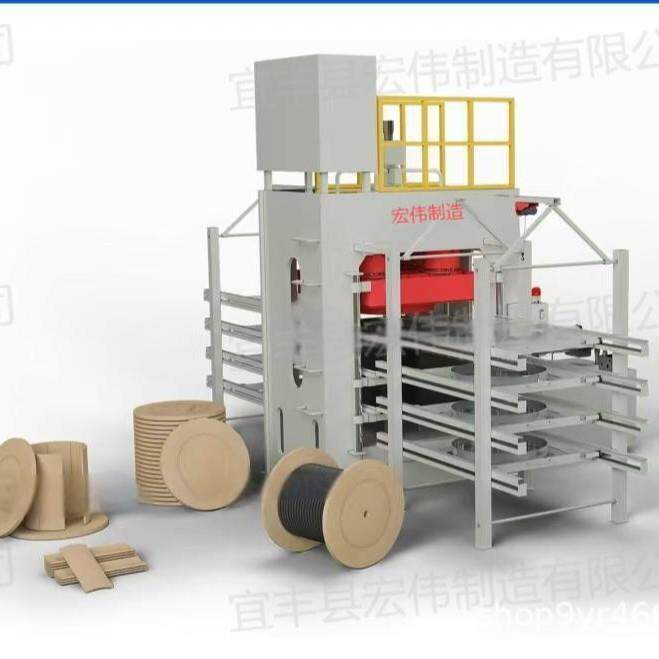锯沫压制电缆盘机器设备 一次成型电缆盘模压设备源头厂家
