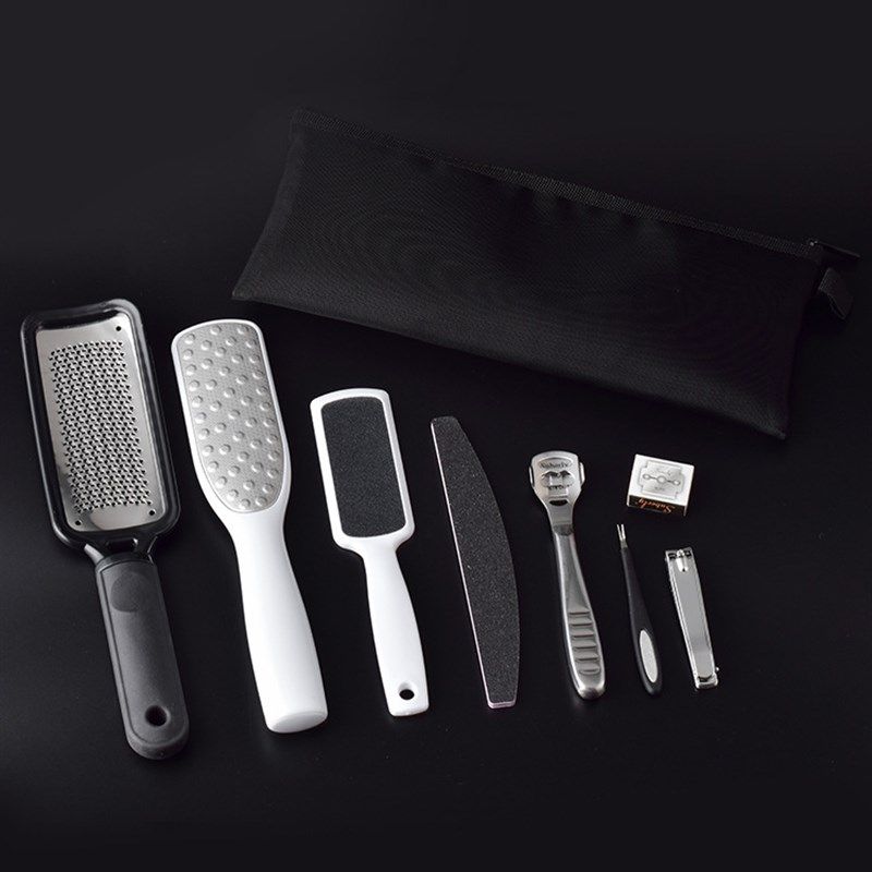 修甲修脚套装指甲刀死皮s脚刨脚挫磨脚器修脚美甲商务礼品网袋套