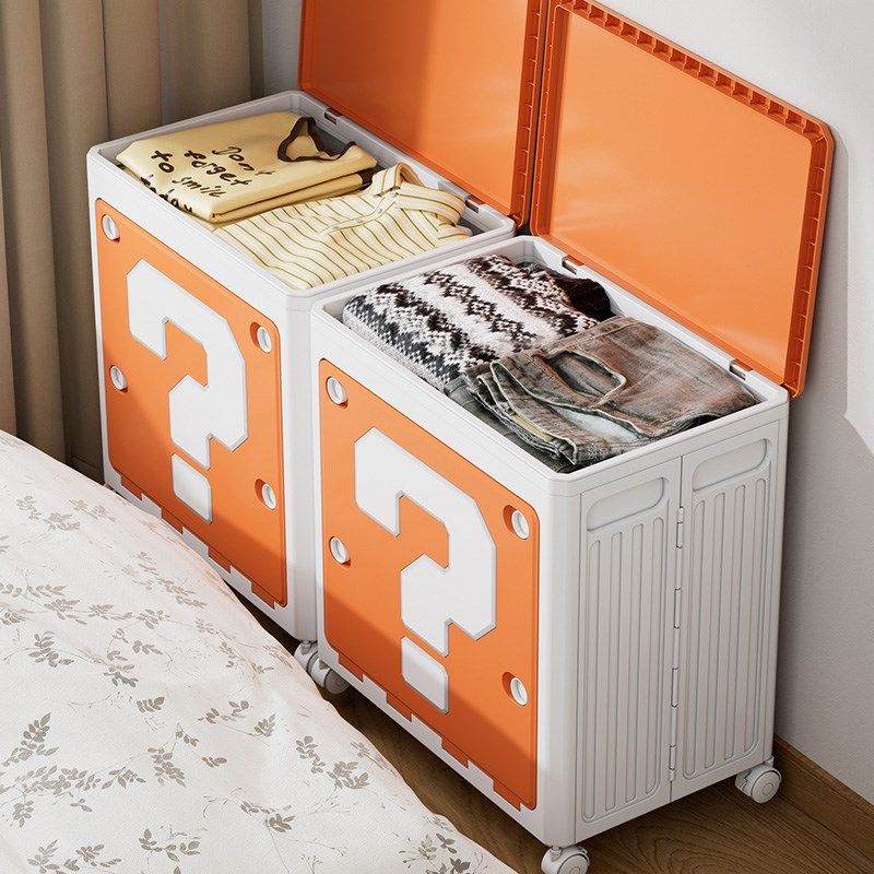 衣服收纳箱整理箱大容量超大家用翻盖带轮可折叠衣物被子储物柜,收纳整理,毛绒玩具收纳桶/箱,淘宝优惠券,粉丝福利购,淘宝优惠卷