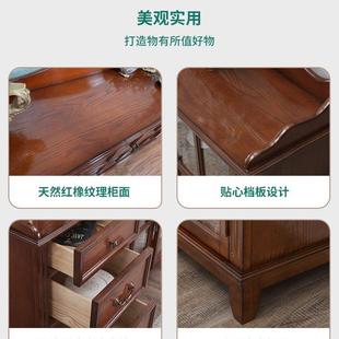 实木餐边柜现代简约家用储物柜多功能茶水柜大容量家用厨房碗橱柜
