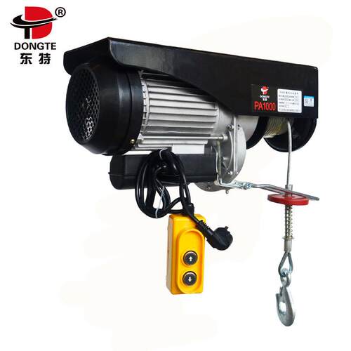 500kg微型电动葫芦带跑车220v家用商场用500公斤电葫芦小型