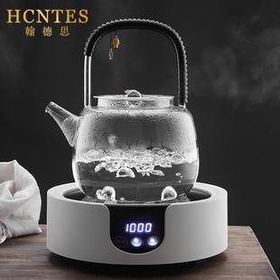 玻璃煮茶壶煮茶器网红加厚家用耐高温电陶炉泡茶壶套装 HCNTES日式