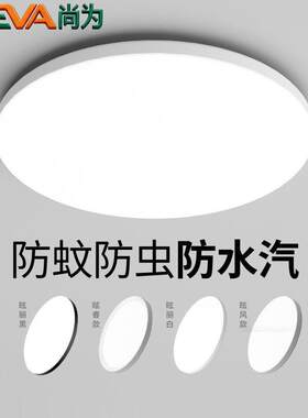 深圳尚为（SEVA）LED吸顶灯超薄圆形防水过道走廊灯三防厨卫阳台