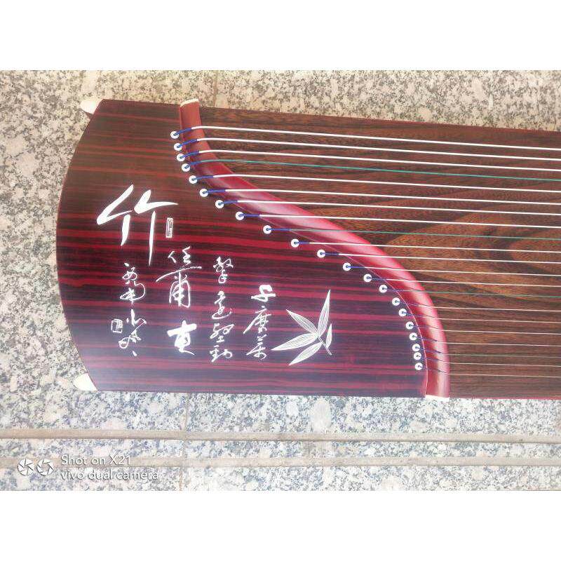 厂家直销125厘米小古筝便携式儿童入门级163红木普及筝送全套配件