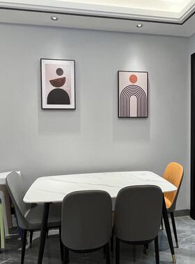 现代简约餐厅装饰画两联大气餐厅墙面装饰抽象家用画厨房饭厅挂画