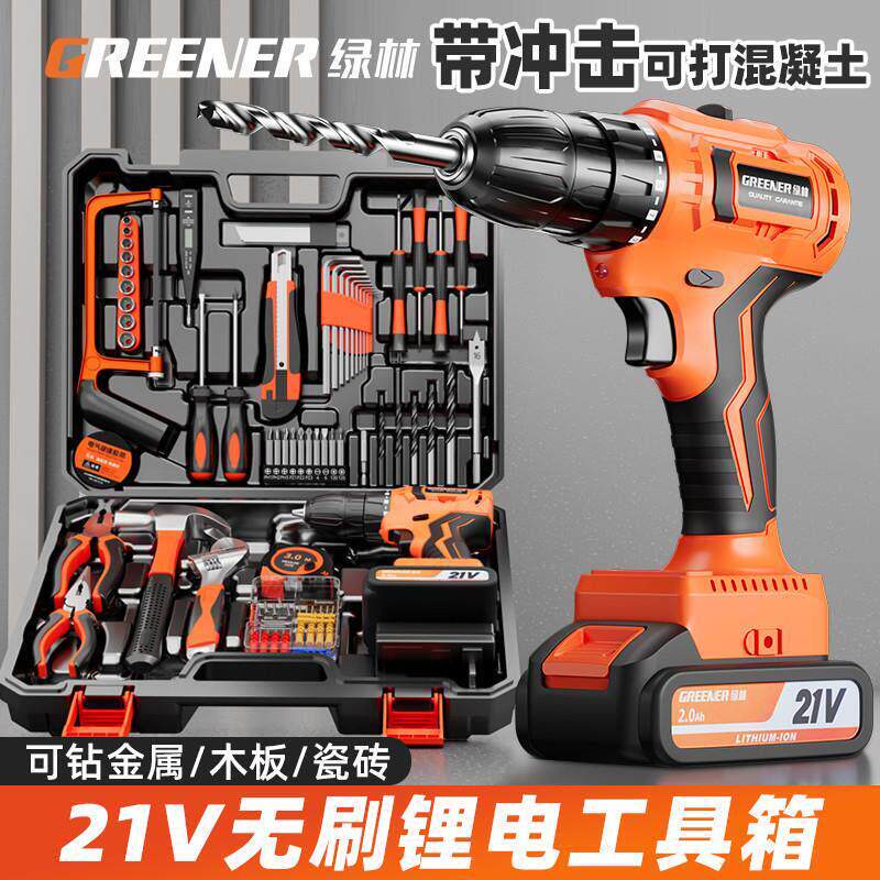 德国原装进口工具箱套装家用多功能五金组合家庭维修电动电工专用