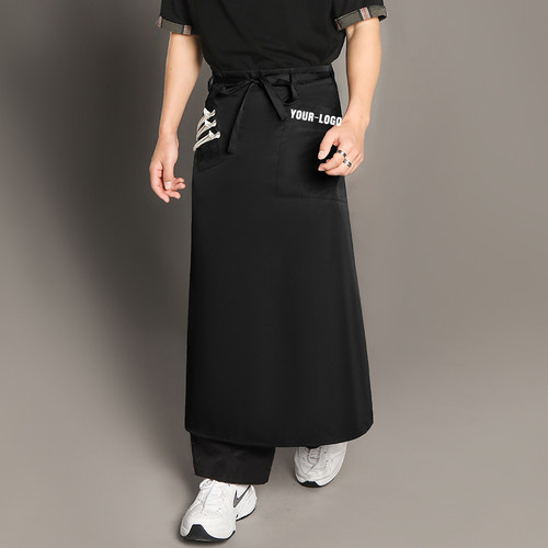 发型师美发师化妆师烫染师助理工作服半身围裙培训学校新娘跟妆