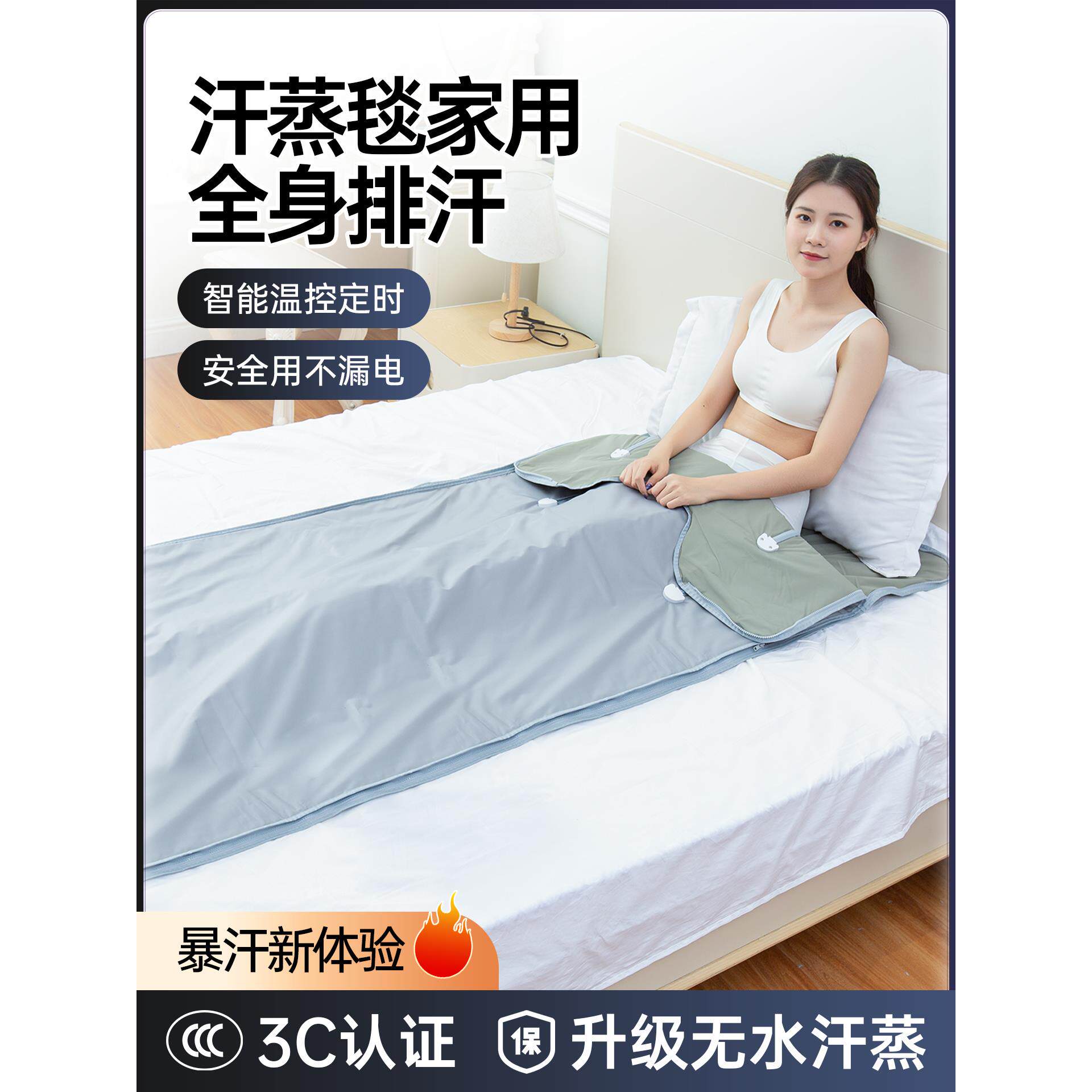 沙棘无排毒汗蒸袋箱神器家用排湿寒排酸毯美容院专用仪器全身发汗