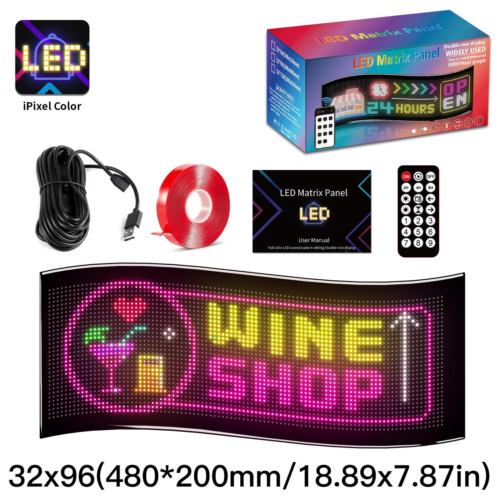 LED柔性显示屏恶魔之眼led显示屏动态滚动屏汽车后窗车载智能车贴