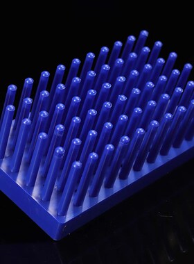 66/102柱塑料柱式试管架u倒插沥水架WB蛋白电泳制胶用玻璃板晾片