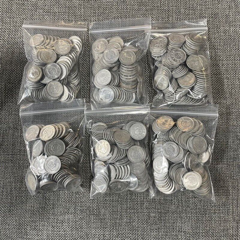 125分硬f币100枚 一分二分五分钱铝分币壹贰五分好品保真收藏
