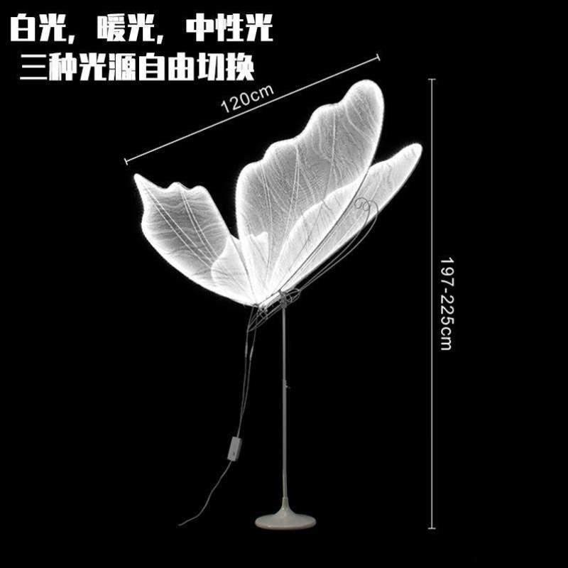 商场吊灯路引陈软装摆件吊顶蝴蝶装饰翅膀婚礼挂件婚庆发光美道具