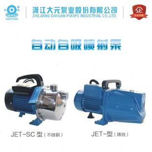 不锈钢自动自吸泵JET喷射泵家用管道增压泵抽水泵水塔供水泵 大元