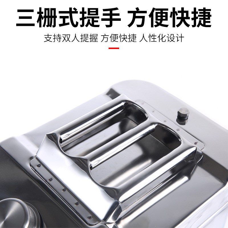 304不锈钢汽油桶30升20升10D升柴油壶加油桶加厚汽车备用油箱