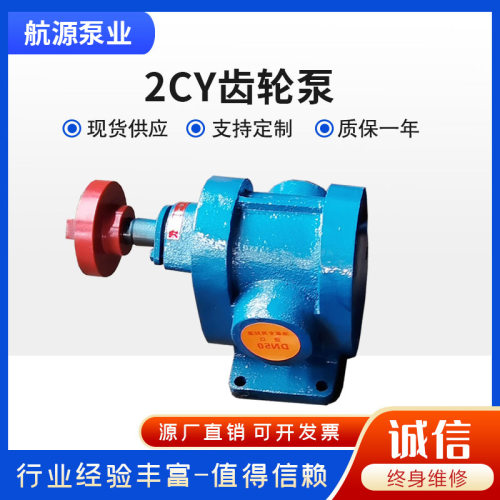 2cy齿轮油泵厂家 现货  高扬程泵 增压燃油泵 防爆齿轮泵