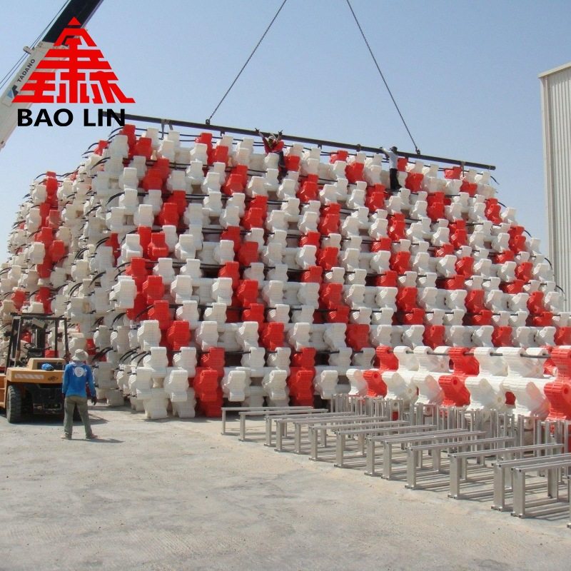 抗风浪水上浮动式防波堤海上防浪堤垃圾屏障防浪桶吹塑防浪带