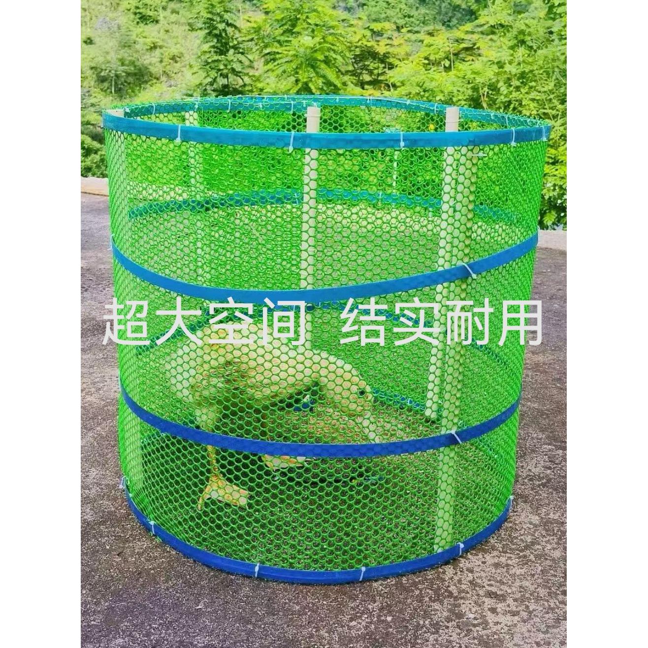 鸡鸭笼围栏养护栏手工圆形围栏竹编栅栏养鸡胶条篱笆庭院围栏摆摊