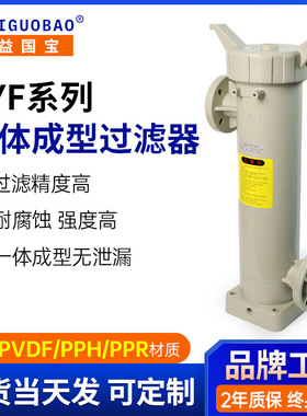 RYF耐高温强酸强碱化学过滤器 PPH塑料材质一体成型管式过滤器